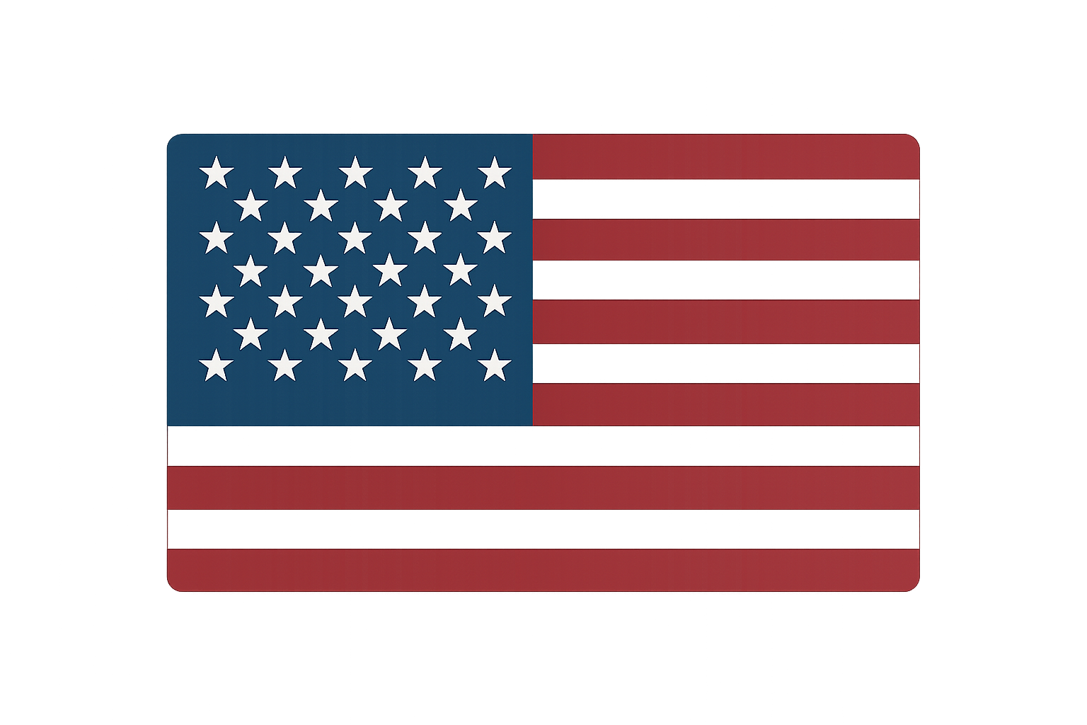 can you make it more rectangular like the actual flag? 